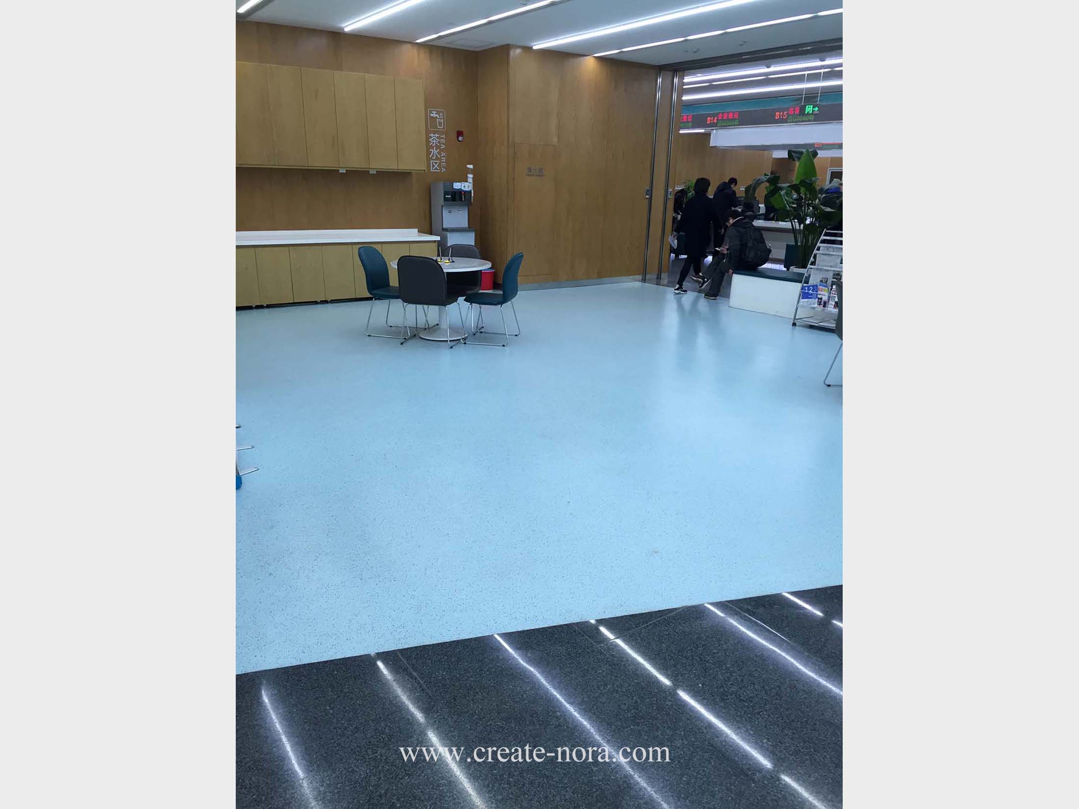 the photo of nora rubber flooring in Shanghai Xuhui Administrative Service Center 7